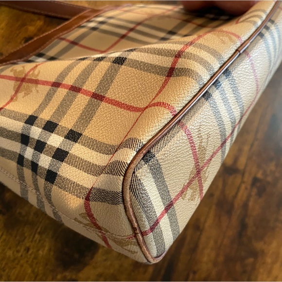 Burberry Beige and Brown Check Shoulder Bag - Picture 11 of 16
